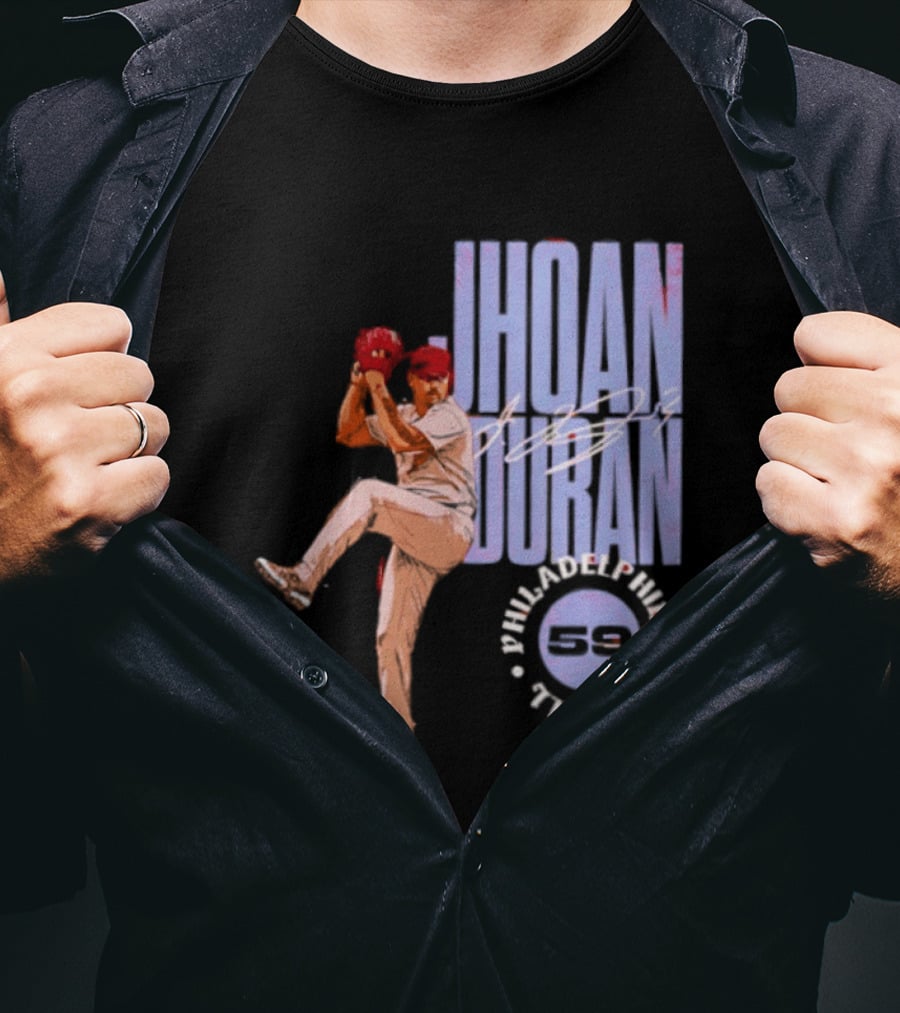 Jhoan Duran 59 Philadelphia Phillies MLB T-Shirt