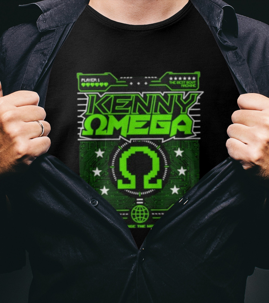 Kenny Omega Player 1 The Best Bout Machine One Winged Angel KO Change The World T-Shirt