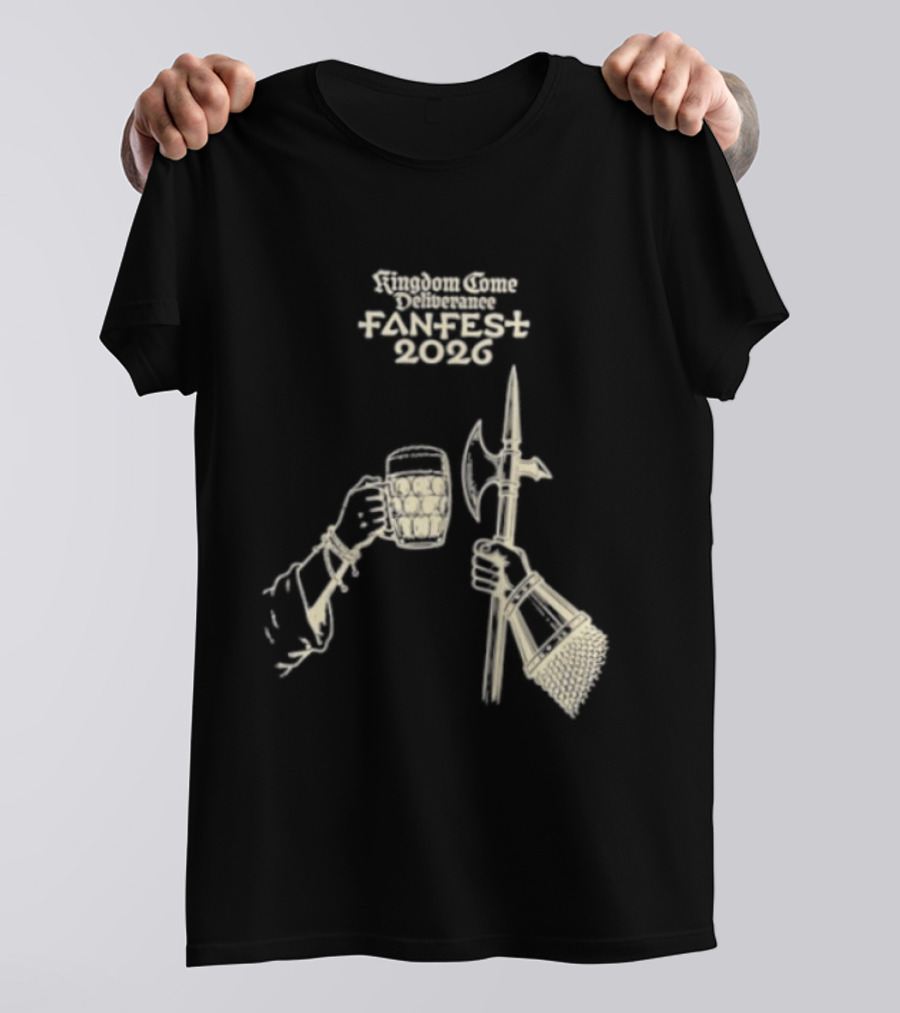 Kingdom Come Deliverance Fanfest 2026 RPG And Axe Celebration T-Shirt