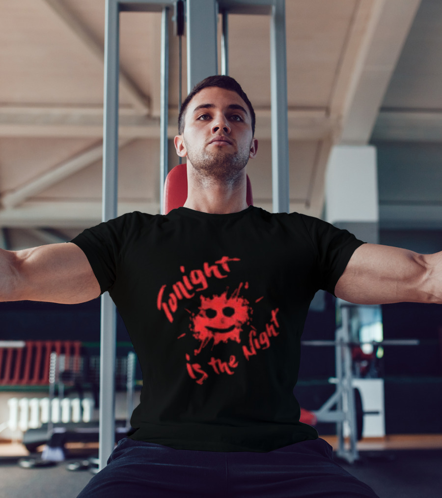 Tonight Is The Night Dexter He's Got Some Killer Rules 2 Sided Smiley Blood Splatter T-Shirt