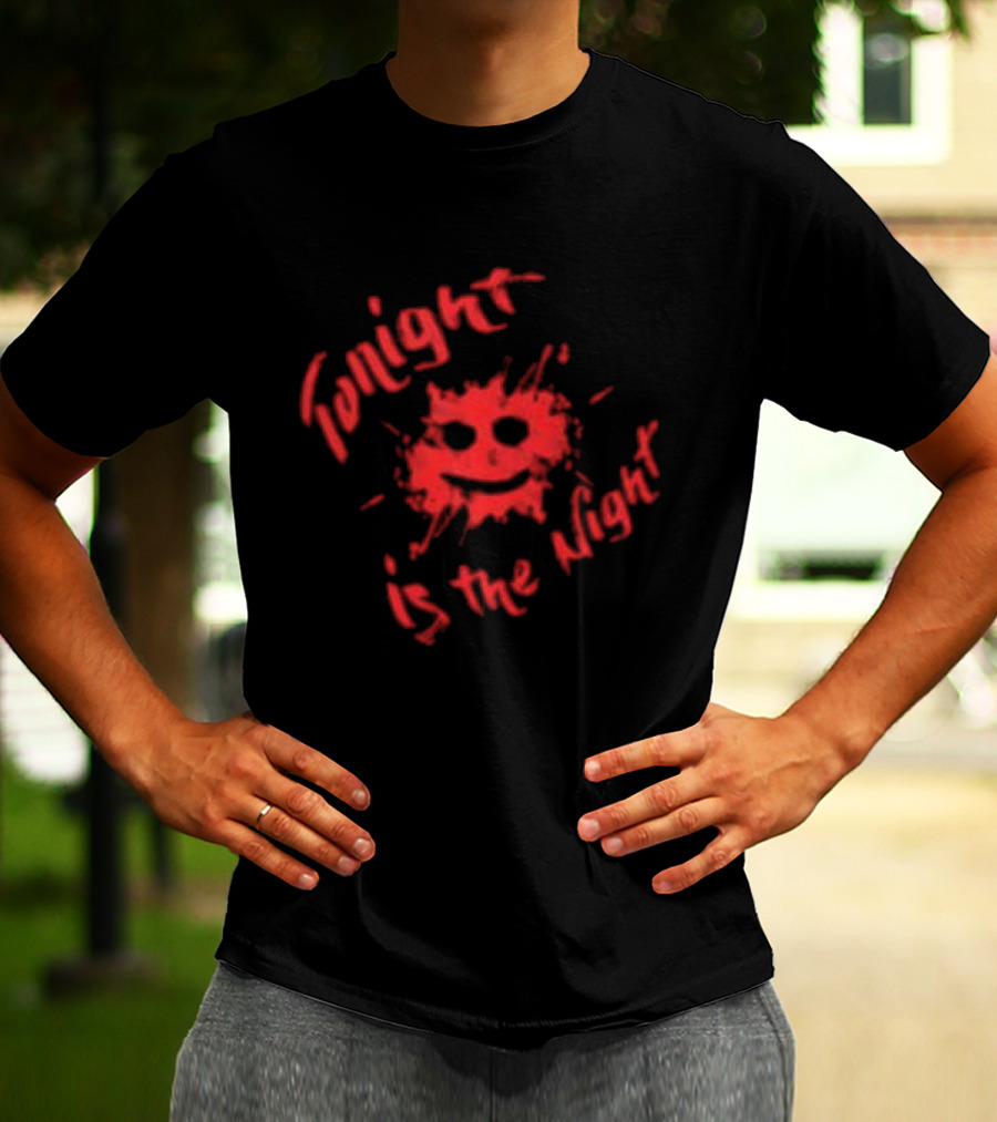 Tonight Is The Night Dexter He's Got Some Killer Rules 2 Sided Smiley Blood Splatter T-Shirt