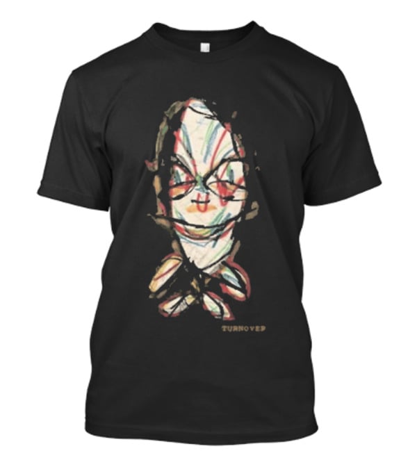 Turnover Store Bug Distorted Face Sketch T-Shirt