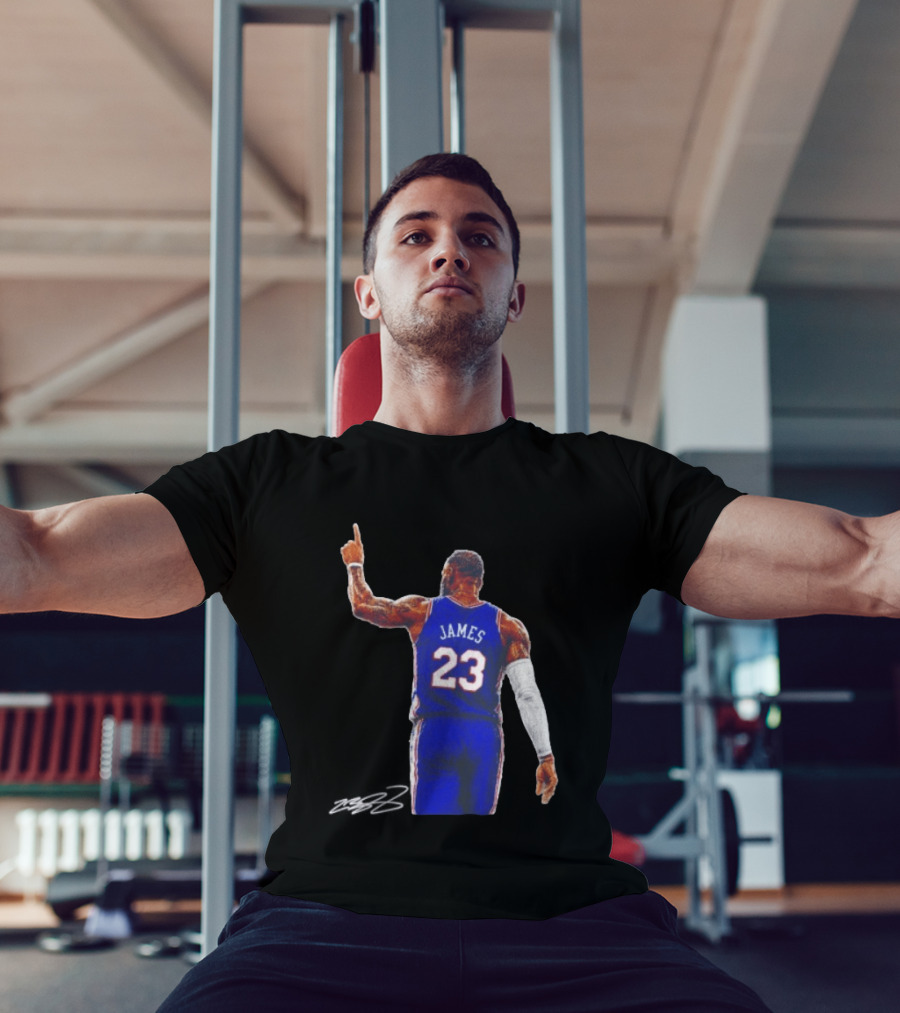 LeBron James 23 Philadelphia 76ers Jersey Iconic Basketball T-Shirt