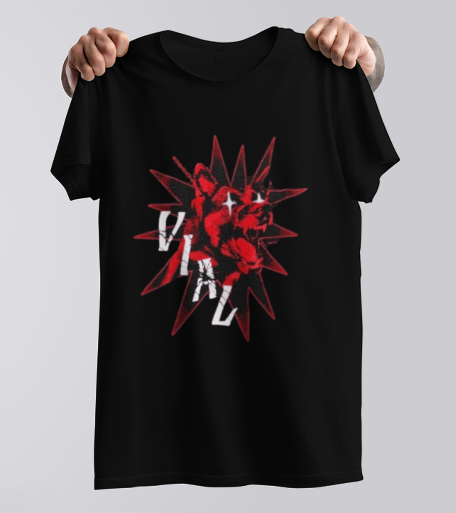 Vial Doberman Dog Edgy Streetwear Fashion T-Shirt