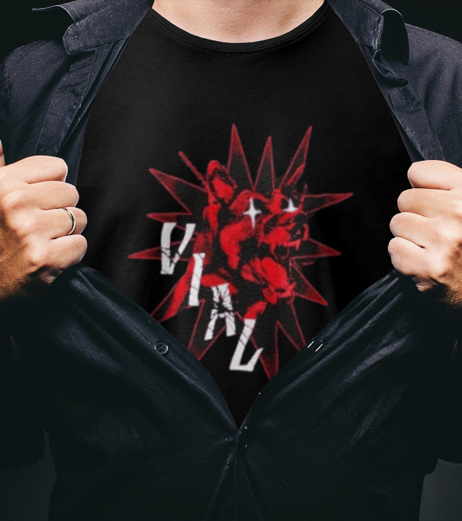Vial Doberman Dog Edgy Streetwear Fashion T-Shirt