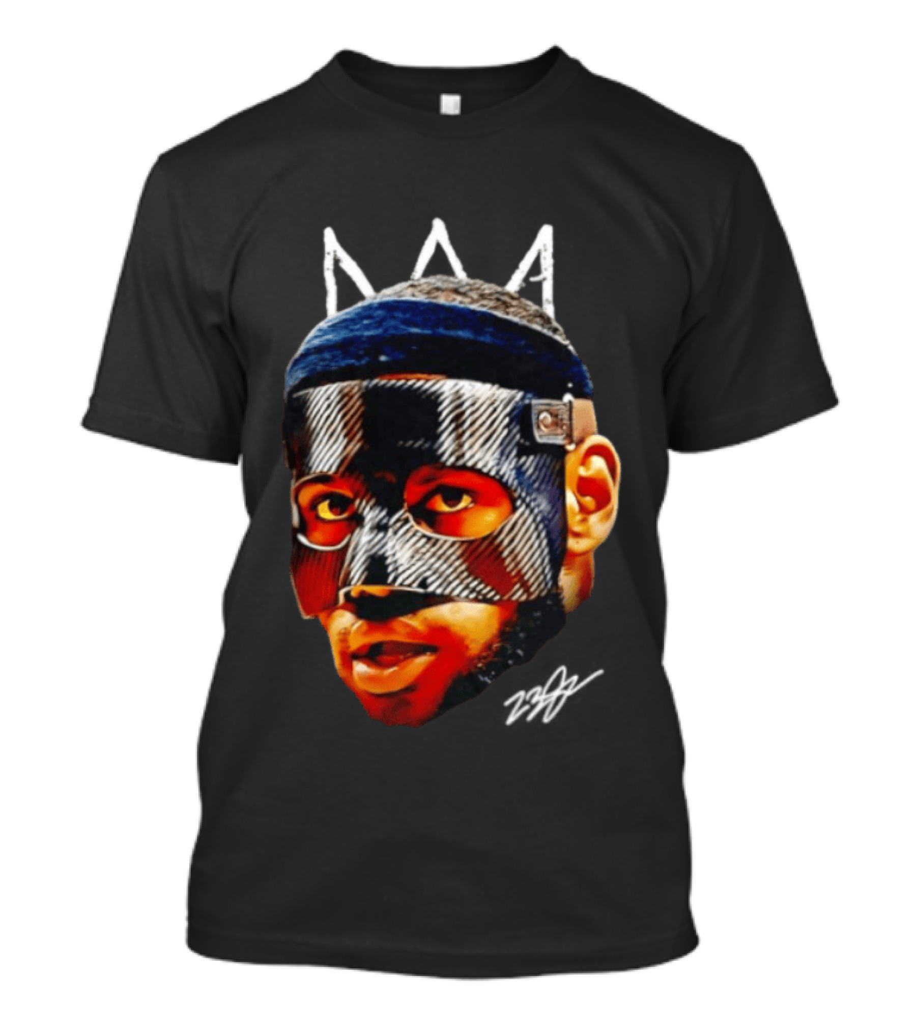 LeBron James Mask The GOAT Crown T-Shirt