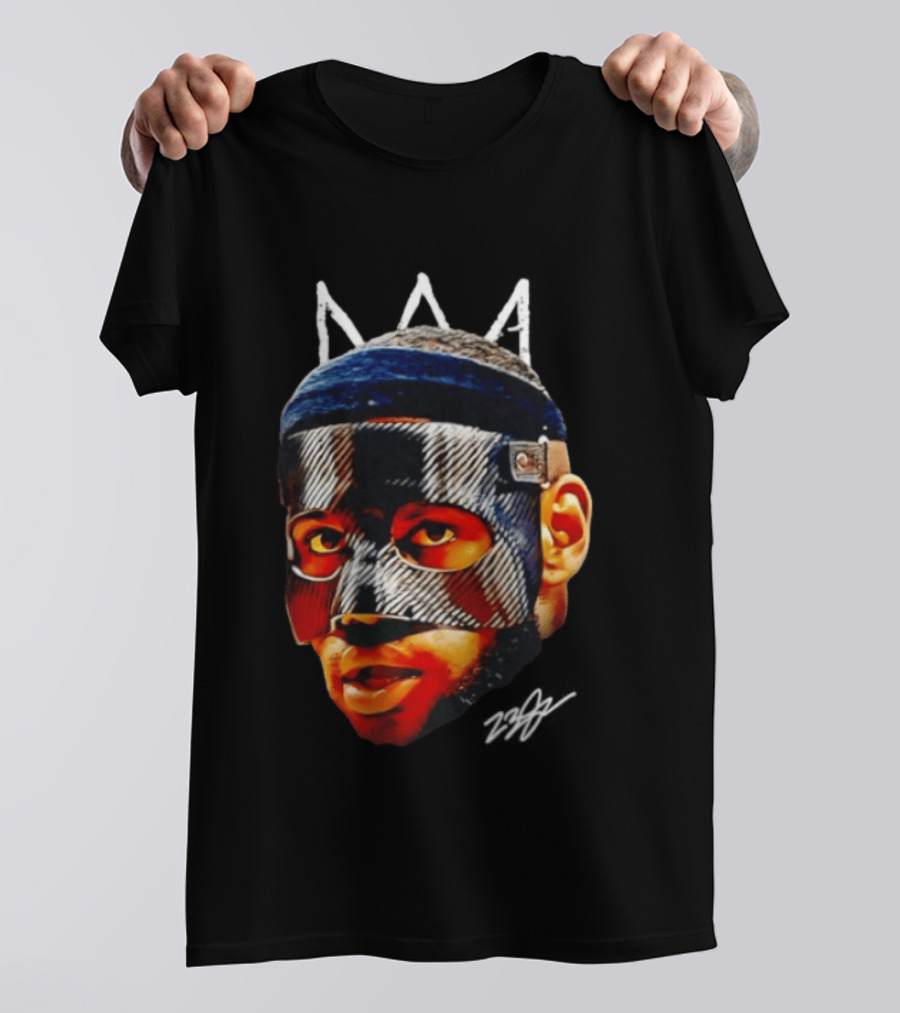 LeBron James Mask The GOAT Crown T-Shirt