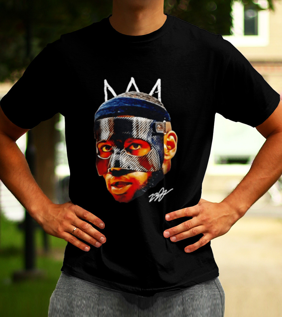 LeBron James Mask The GOAT Crown T-Shirt