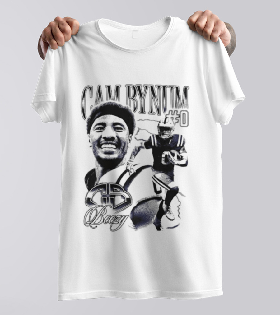 Cam Bynum No 0 CB Beezy Minnesota Vikings Player T-Shirt