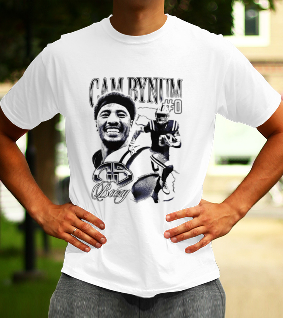 Cam Bynum No 0 CB Beezy Minnesota Vikings Player T-Shirt