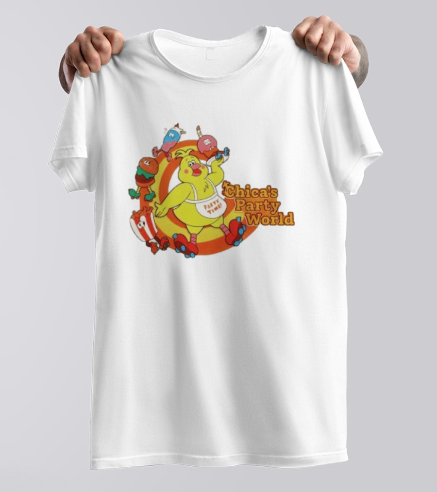 Chica's Party World Party Time Chica Five Nights At Freddy's T-Shirt
