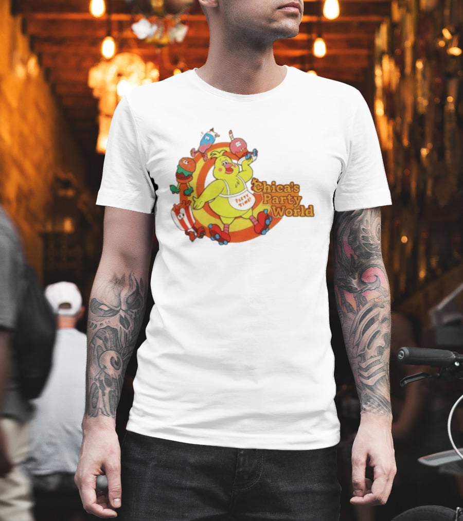 Chica's Party World Party Time Chica Five Nights At Freddy's T-Shirt