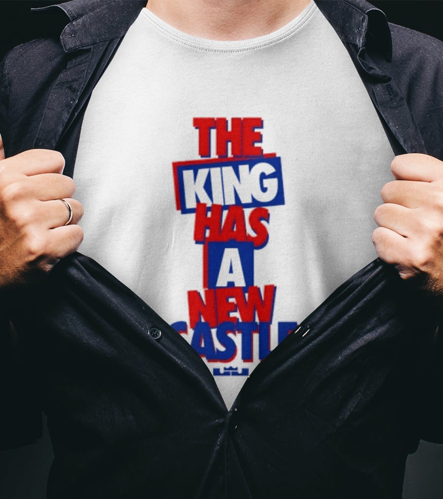 The King Has A New Castle LeBron James Philadelphia 76ers T-Shirt
