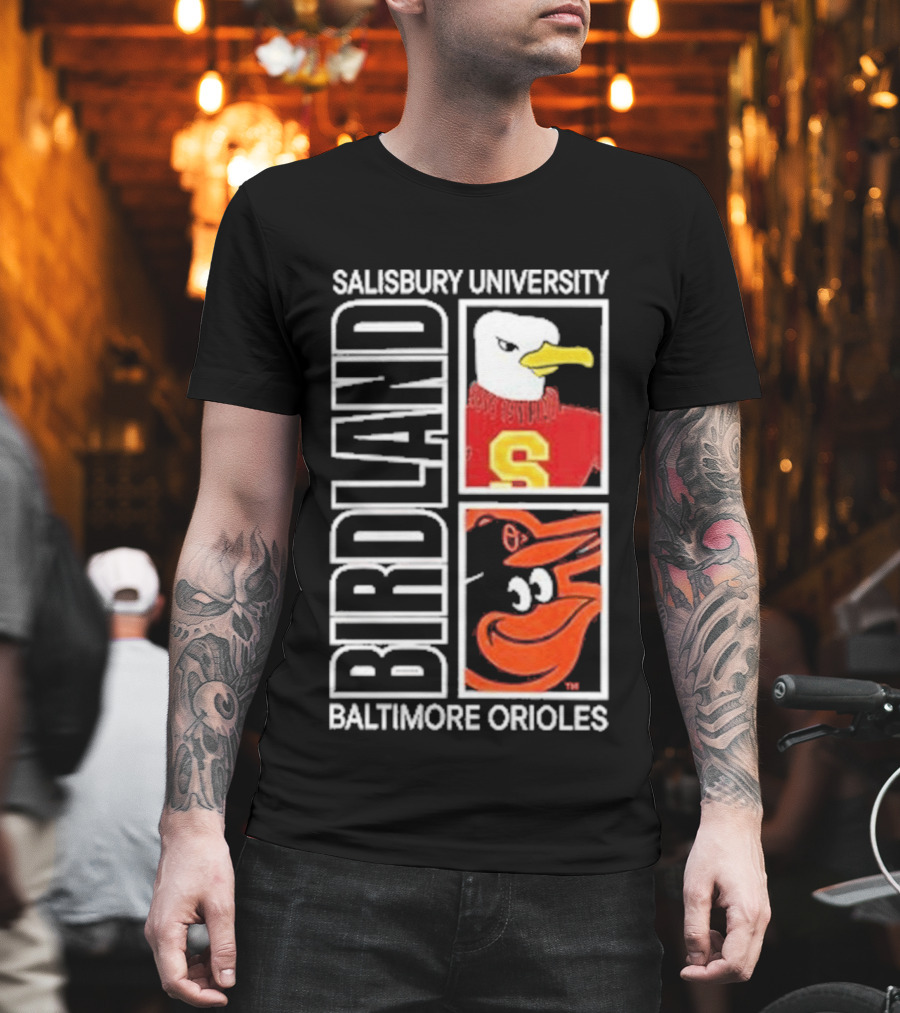 Salisbury University Birdland Night Baltimore Orioles 2026 T-Shirt