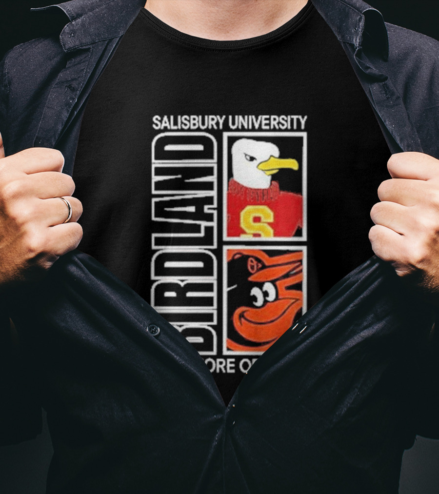 Salisbury University Birdland Night Baltimore Orioles 2026 T-Shirt