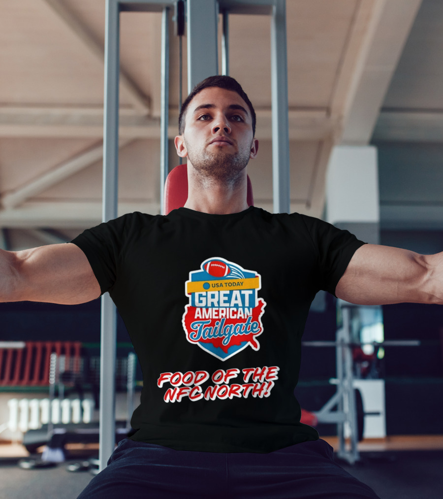 USA Today Great American Tailgate Food Of The NFC North T-Shirt