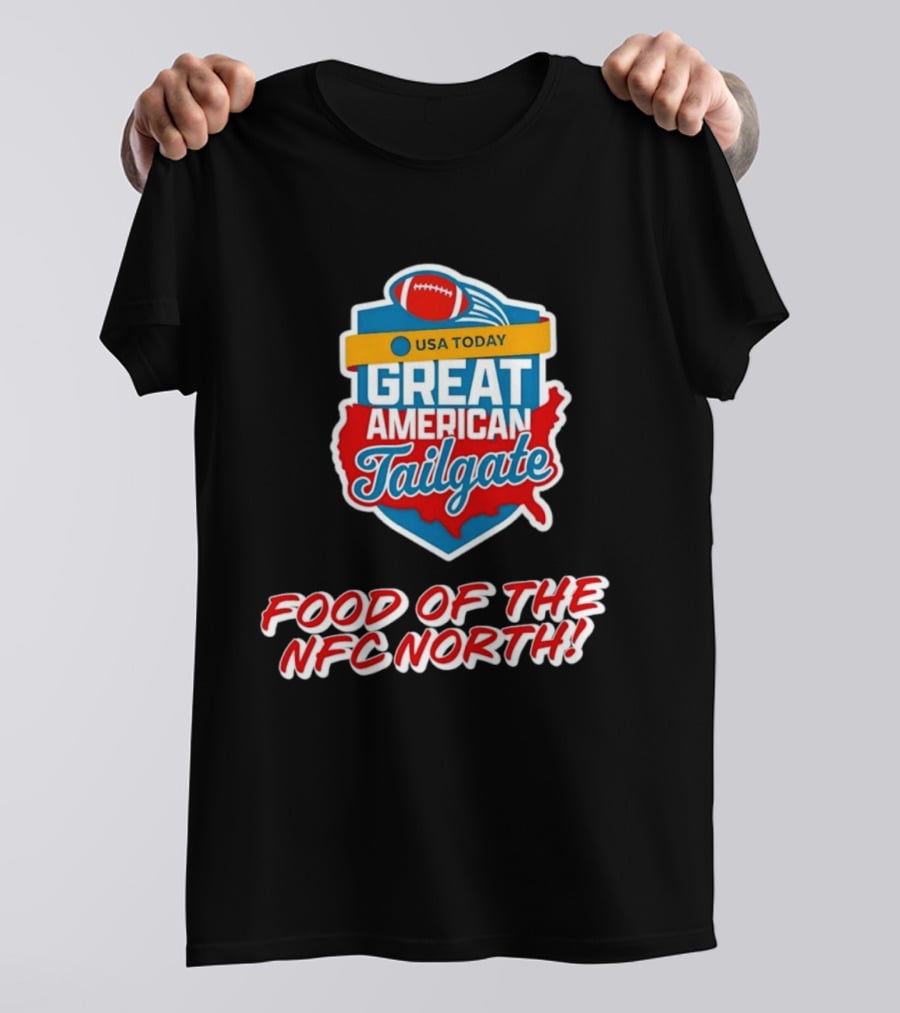 USA Today Great American Tailgate Food Of The NFC North T-Shirt