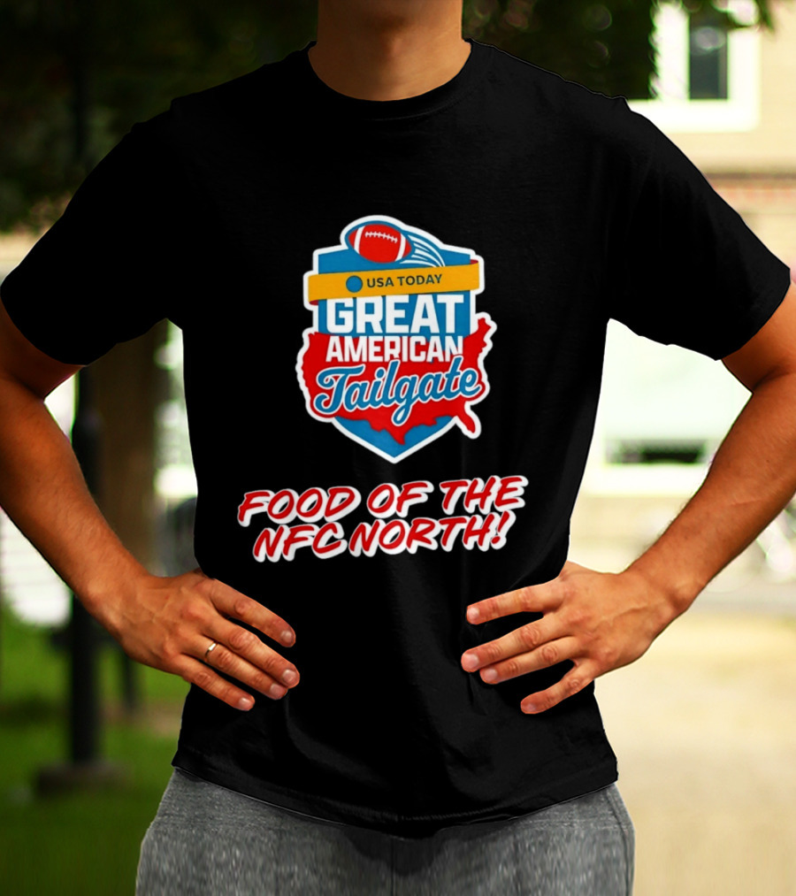 USA Today Great American Tailgate Food Of The NFC North T-Shirt
