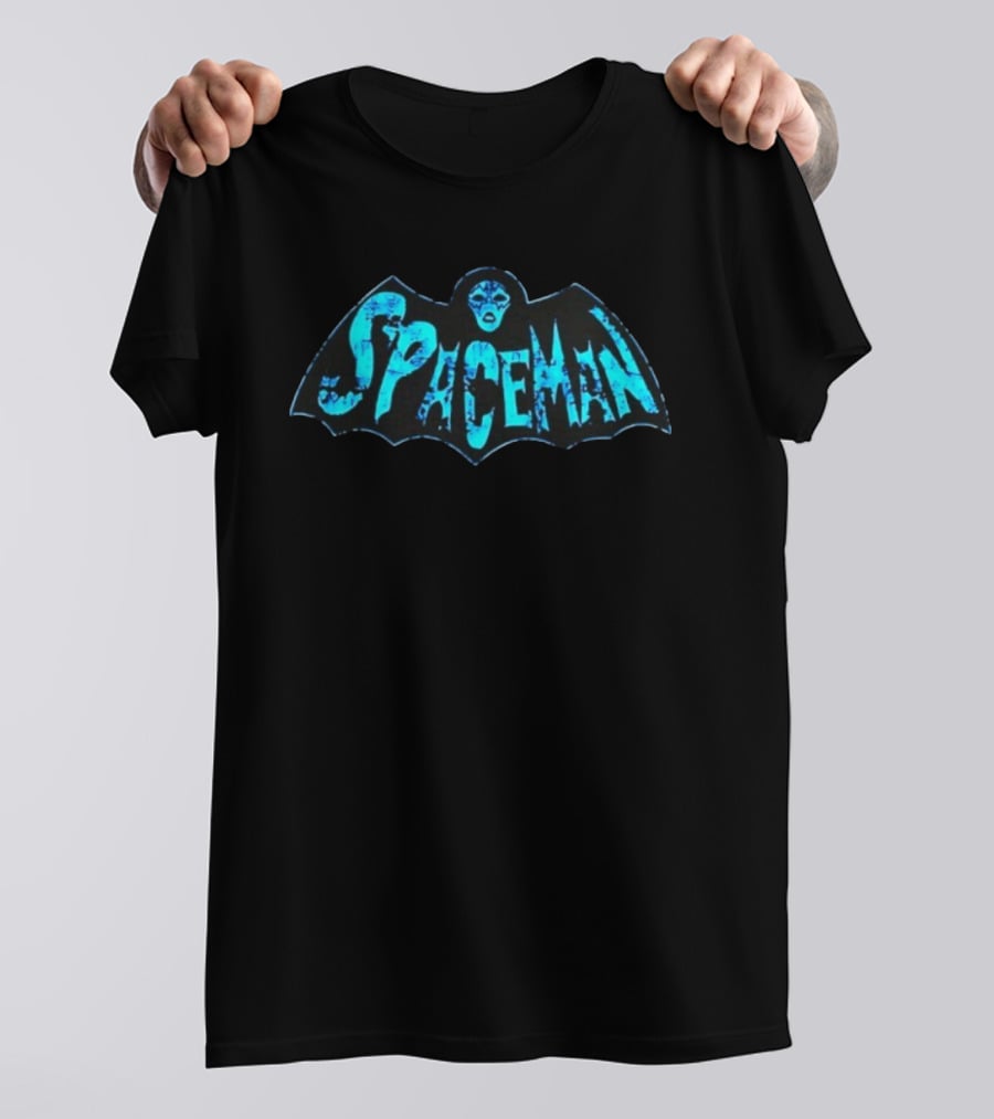 Spaceman Kiss Ace Frehley Hard Rock Bat Face T-Shirt
