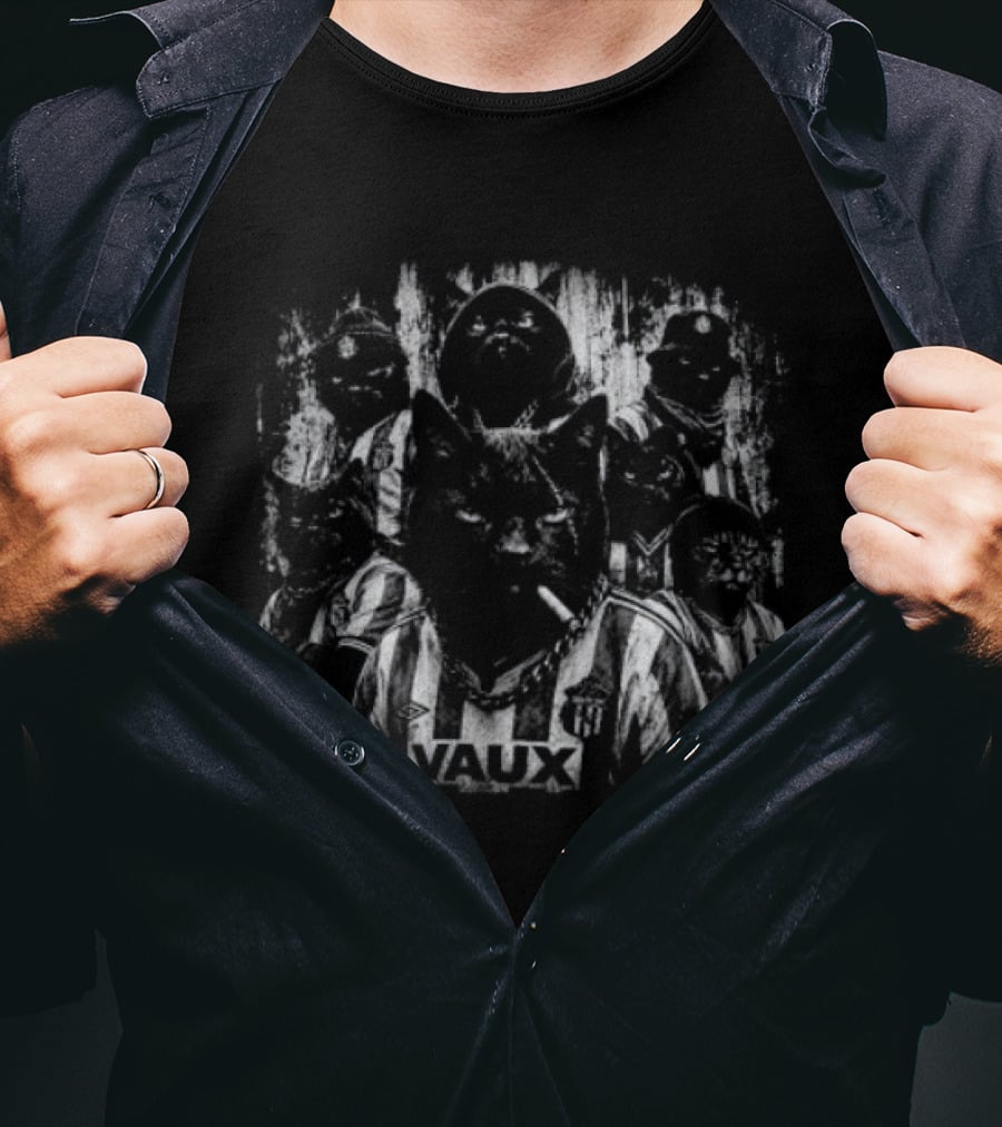 Sunderland Gangster Black Cats Distressed T-Shirt