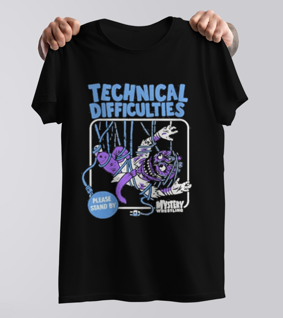 Technical Difficulties Please Stand By Monster Mashup T-Shirt