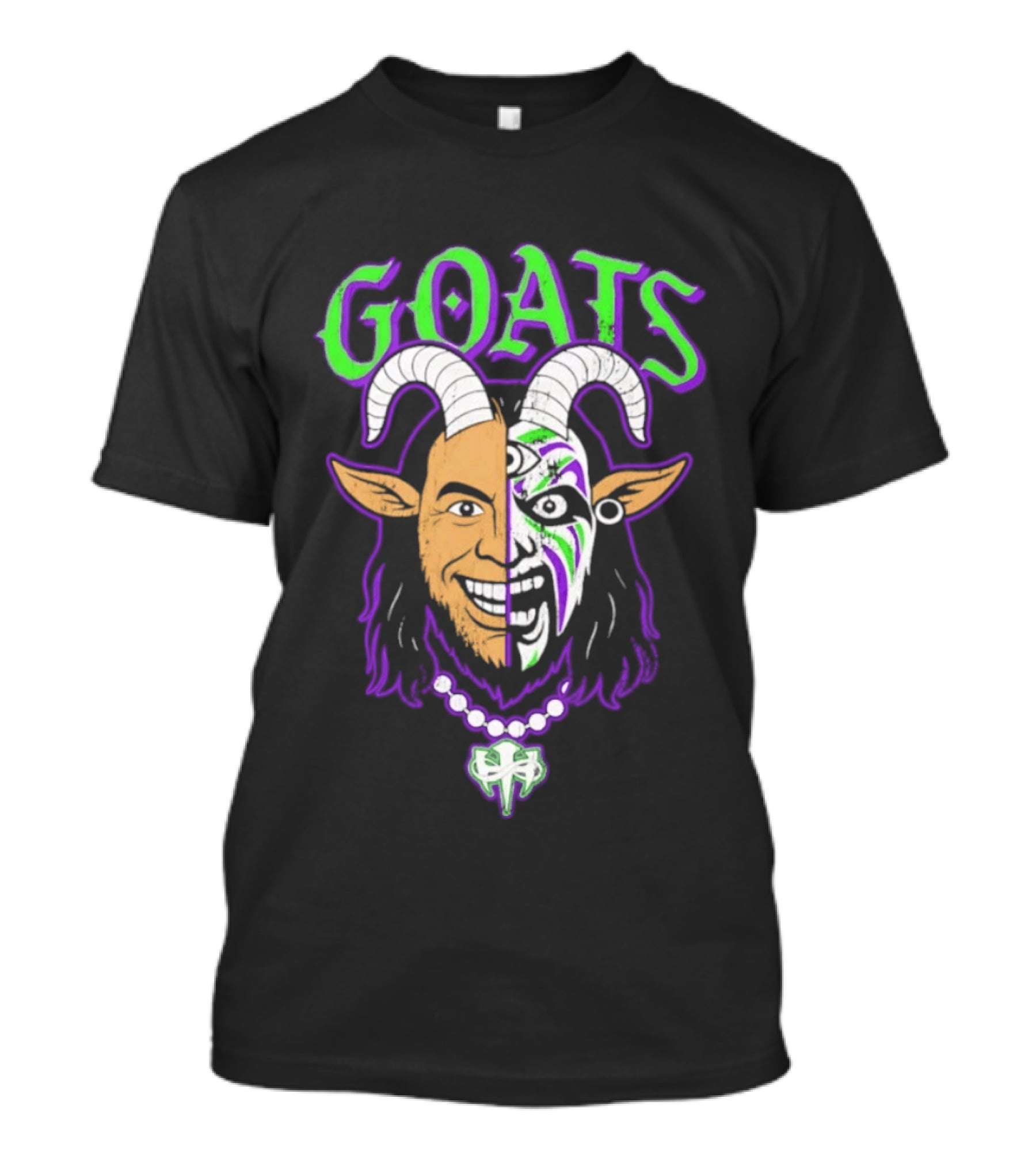 The Hardys GOATS Half Face Fusion T-Shirt