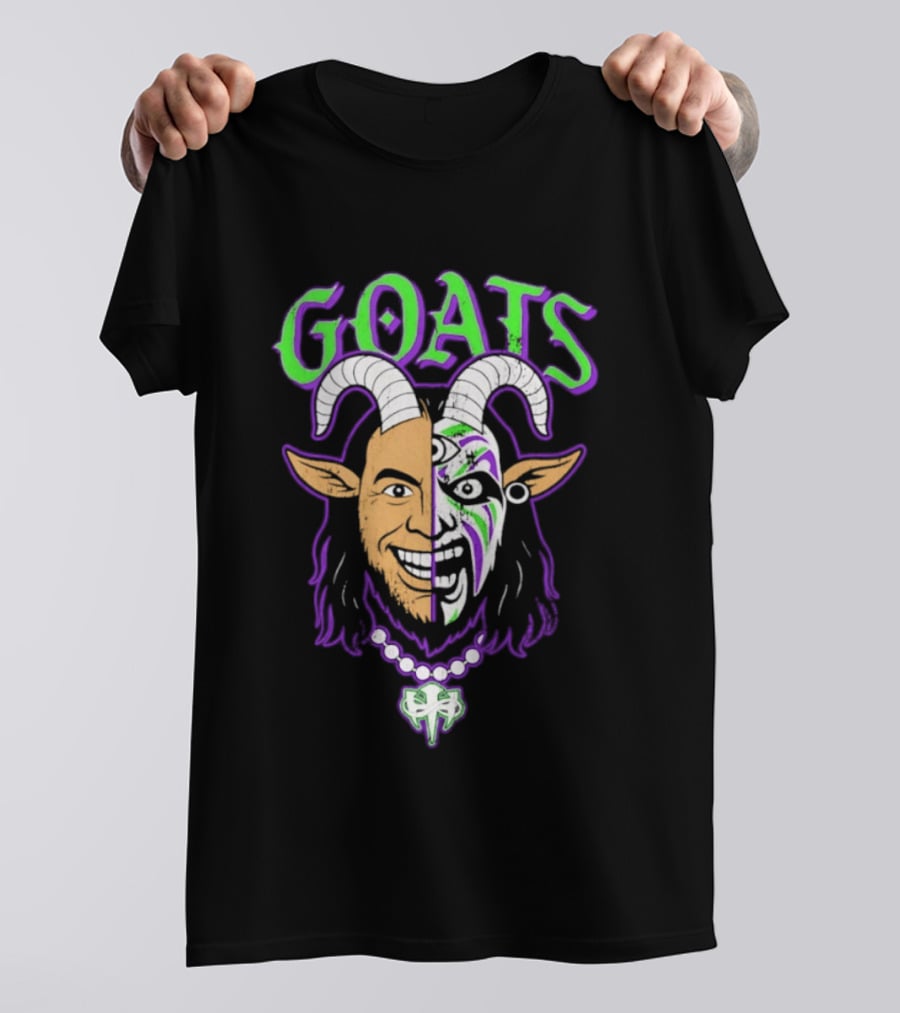 The Hardys GOATS Half Face Fusion T-Shirt