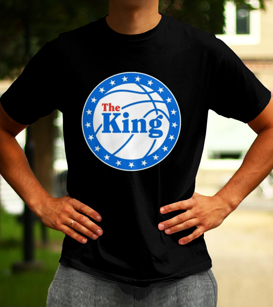 The King Philly Basketball Circle Stars T-Shirt