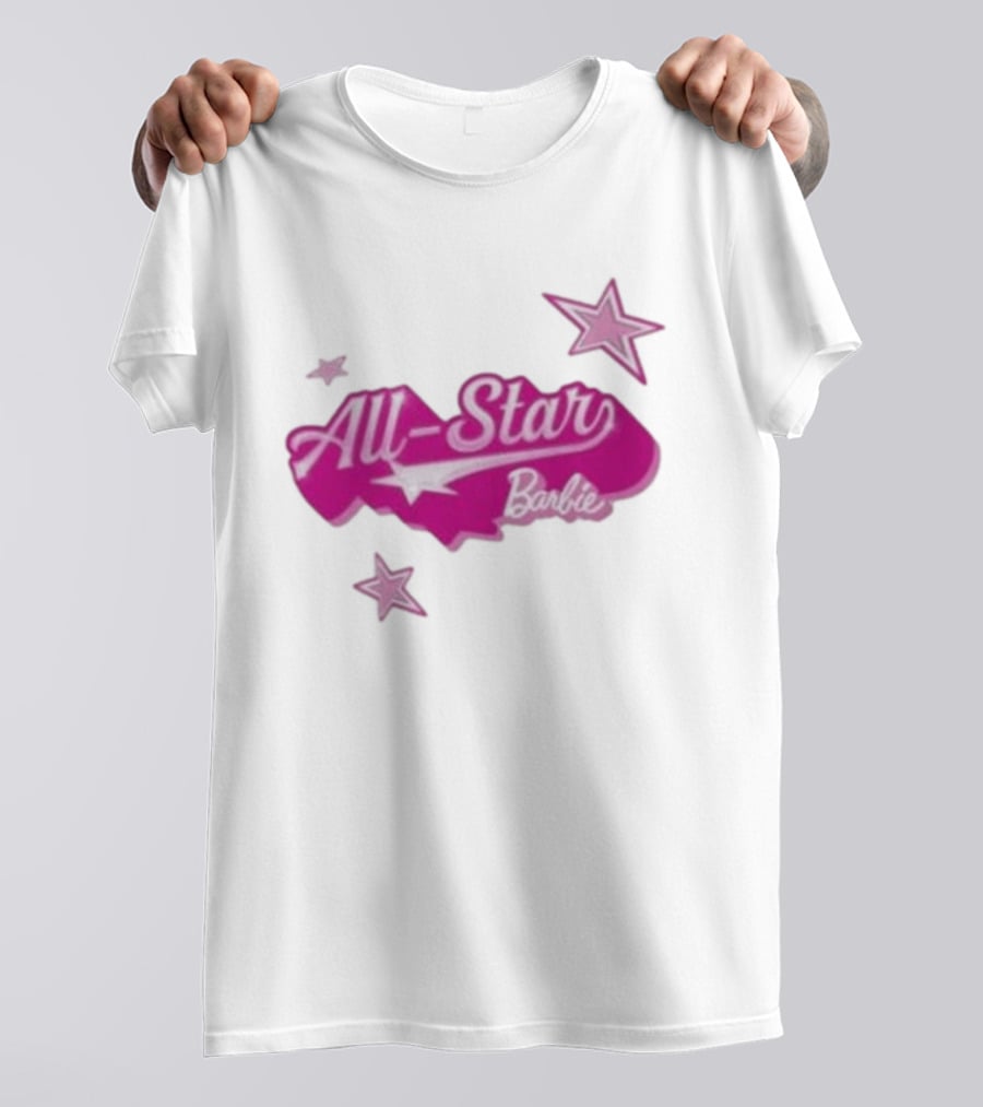 Angel Reese All Star Barbie Pink Star T-Shirt