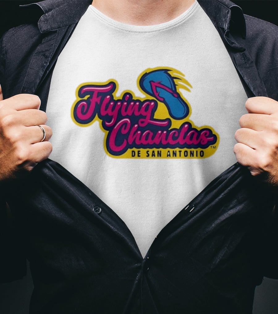 Flying Chanclas De San Antonio Baseball Team Fan T-Shirt