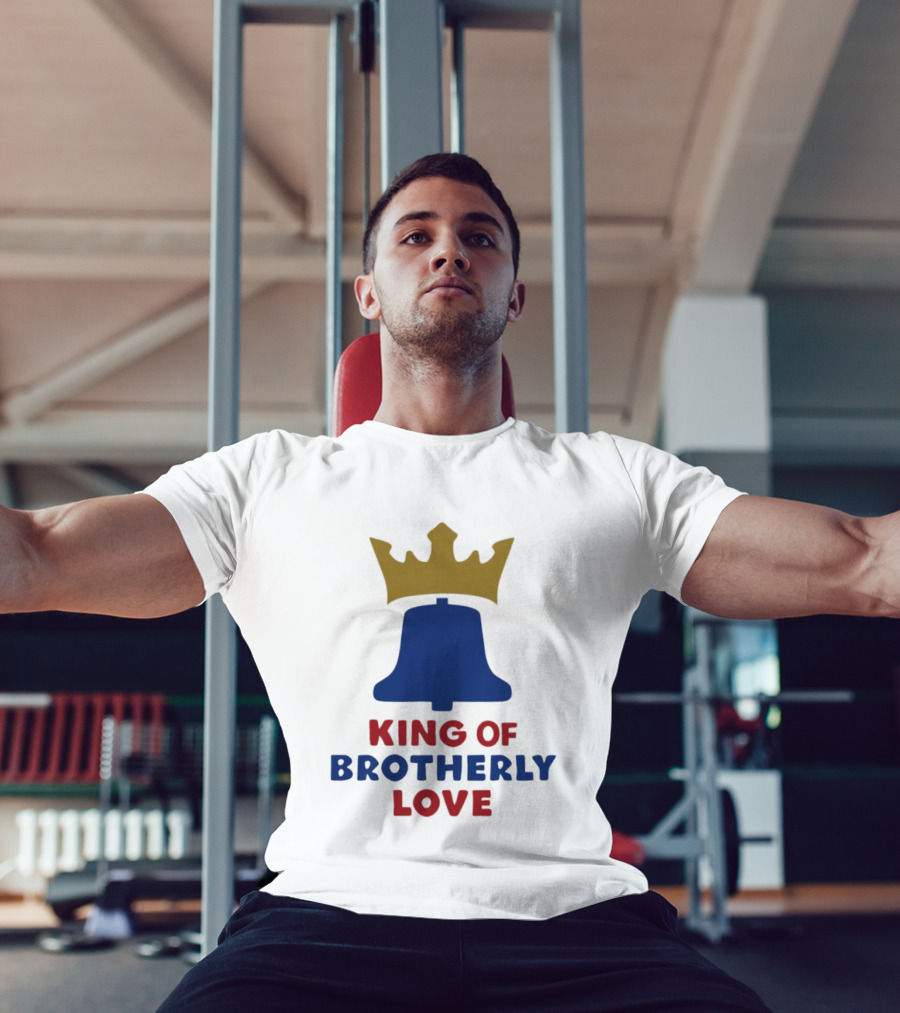 Philadelphia 76ers King Of Brotherly Love LeBron James T-Shirt