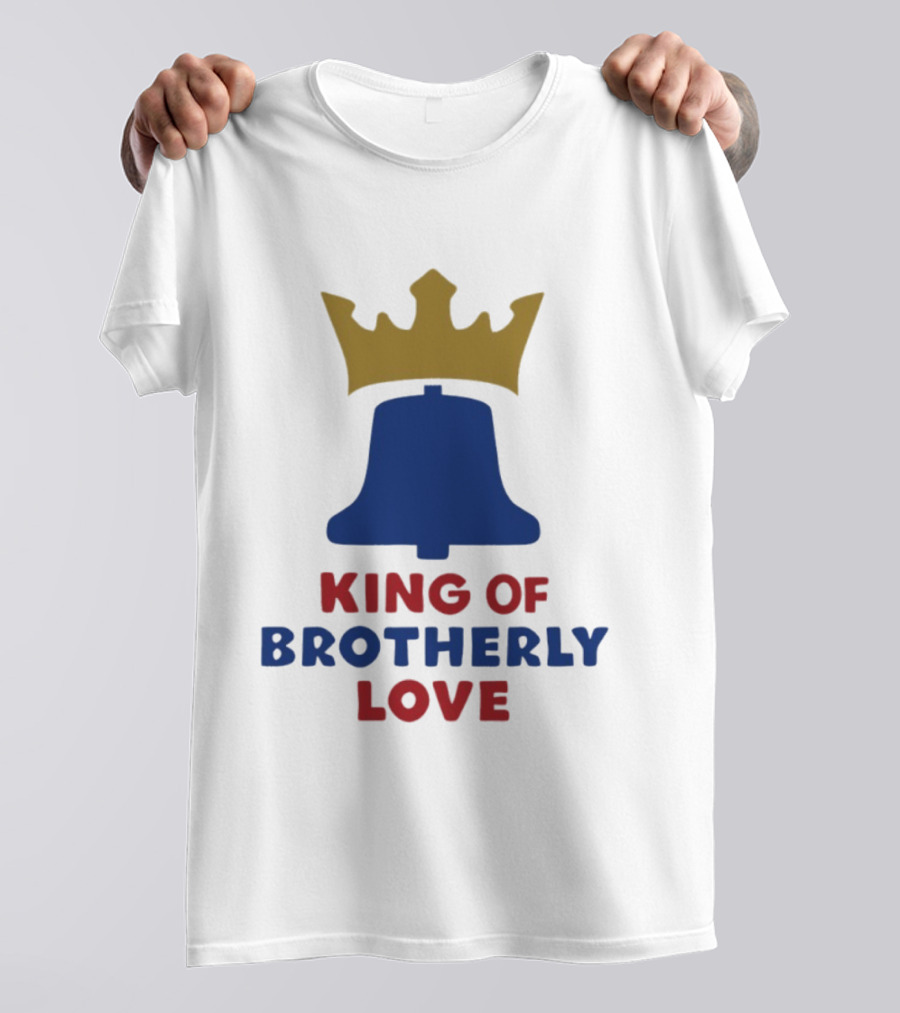 Philadelphia 76ers King Of Brotherly Love LeBron James T-Shirt