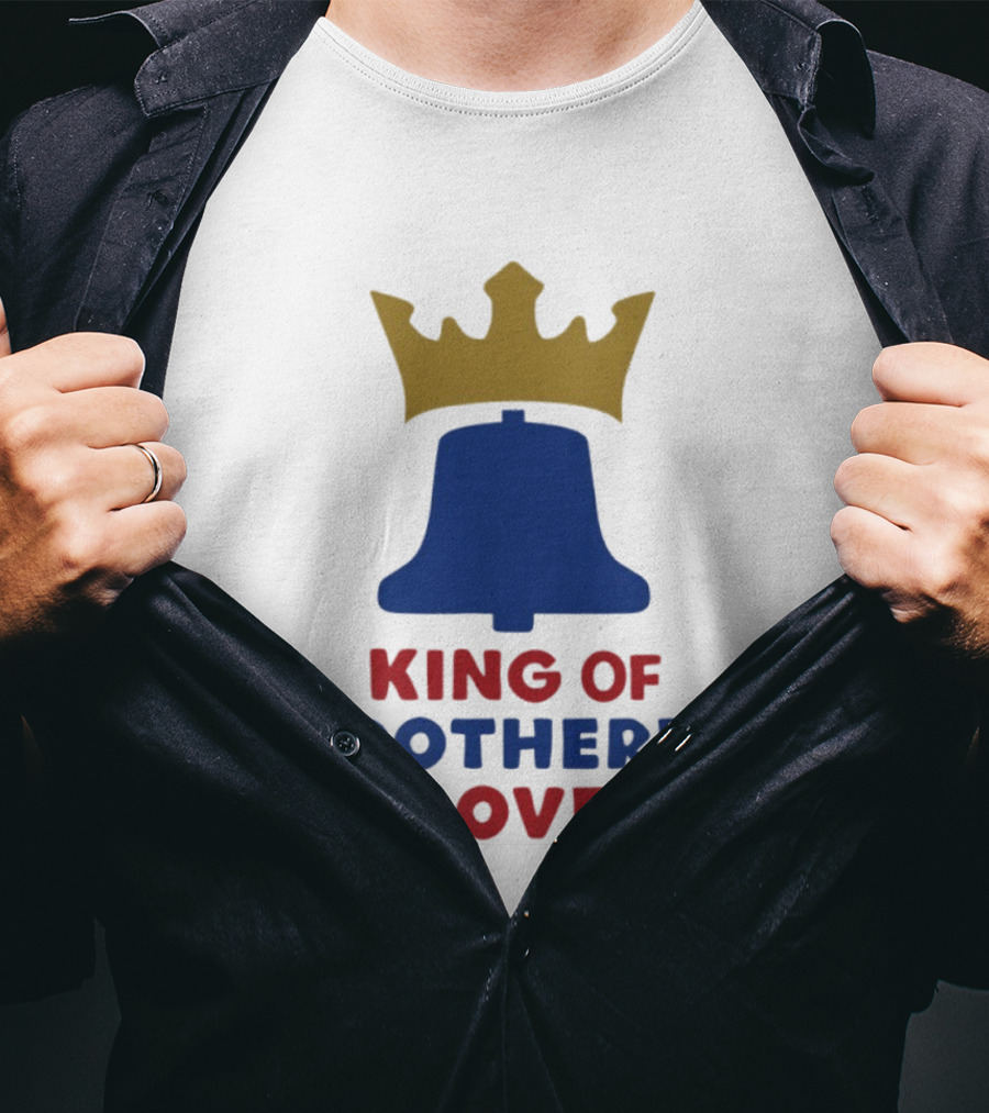 Philadelphia 76ers King Of Brotherly Love LeBron James T-Shirt
