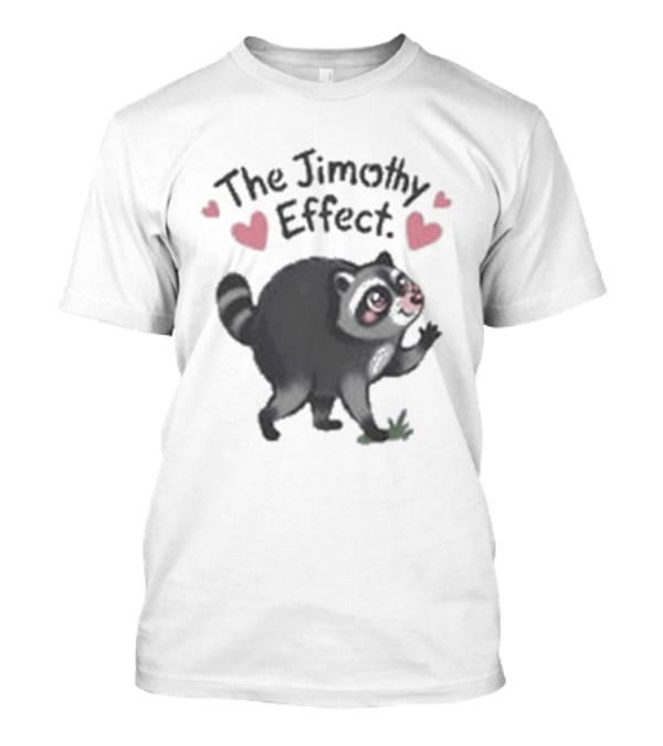 The Jimothy Effect Raccoon With Hearts T-Shirt