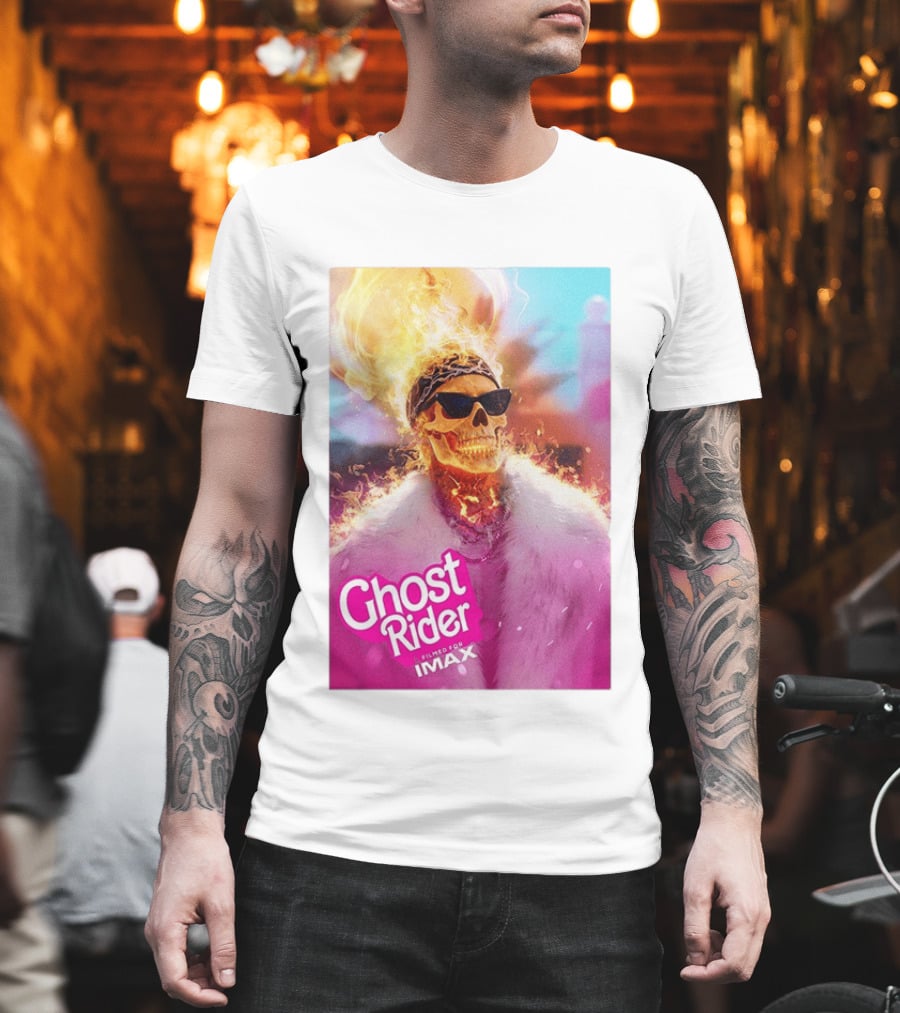 Ryan Gosling Barbie Ghost Rider Filmed For IMAX T-Shirt