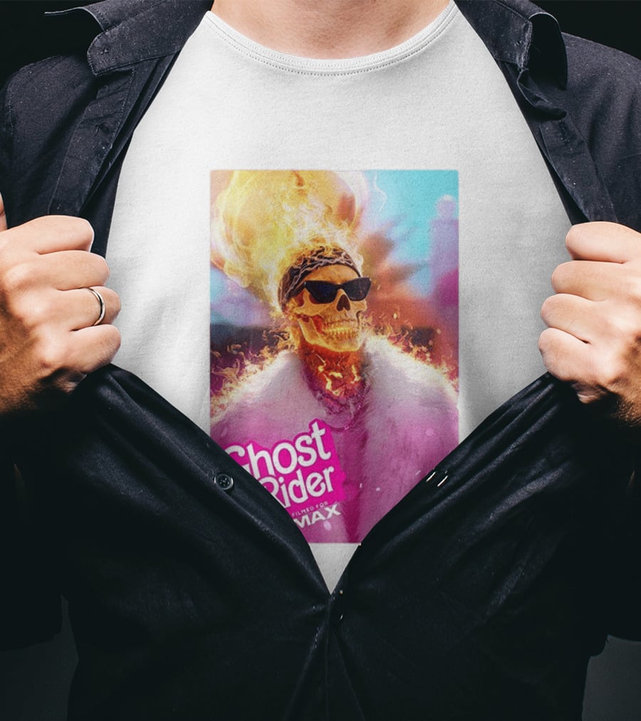 Ryan Gosling Barbie Ghost Rider Filmed For IMAX T-Shirt