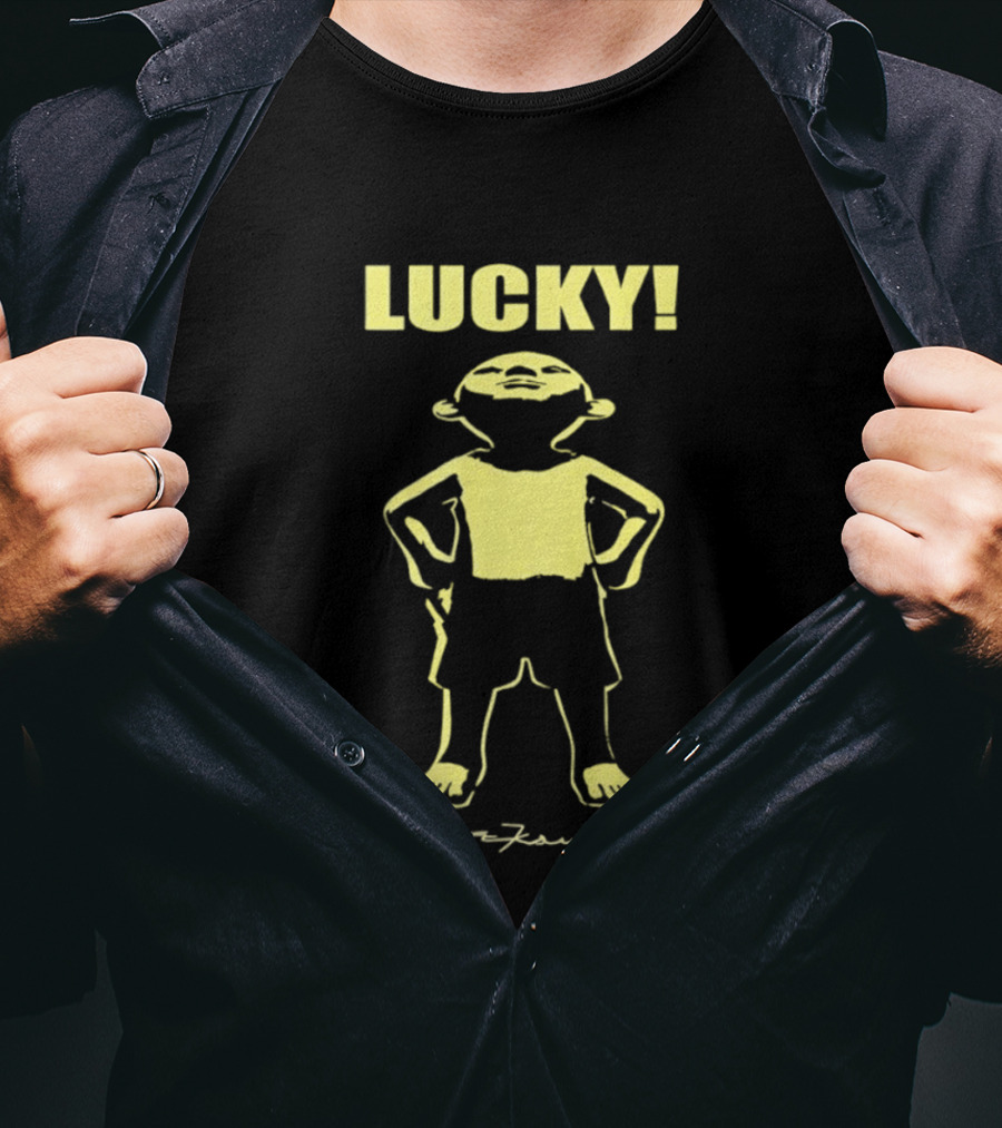 Lucky Jordan Peele Silhouette By Ronald Brantley T-Shirt