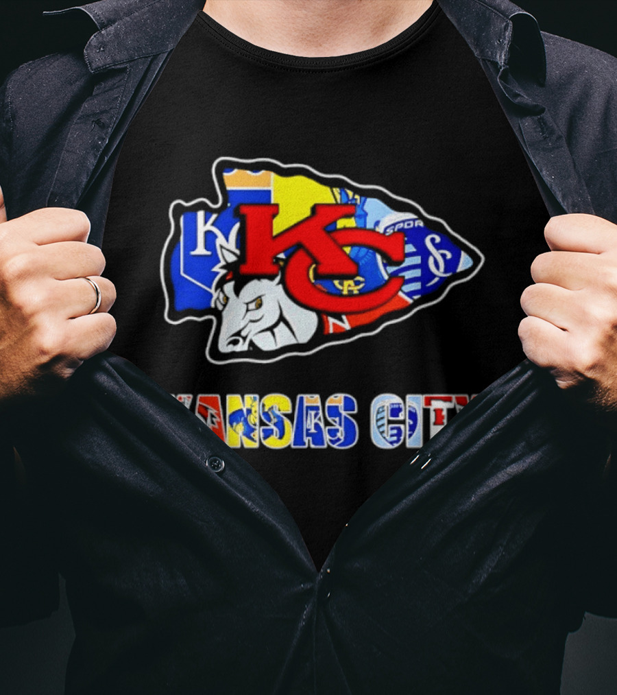 Kansas City KC Arrowhead Royals Chiefs Sporting Missouri T-Shirt