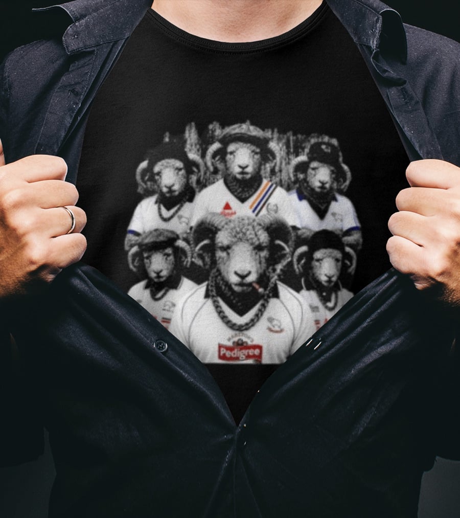 Derby County FC Gangster Rams Pedigree Auto Windscreens T-Shirt