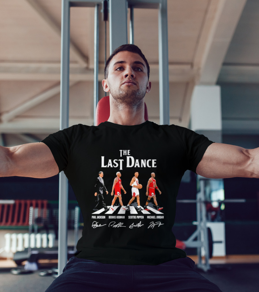 The Last Dance Phil Jackson Dennis Rodman Scottie Pippen Michael Jordan Chicago Bulls T-Shirt