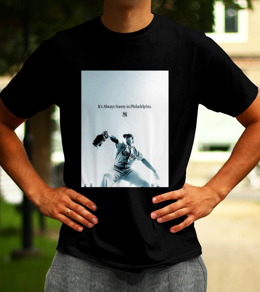 It's Always Sunny In Philadelphia New York Yankees Player Action T-Shirt