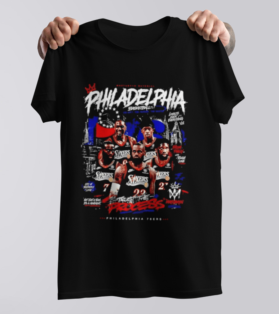 Philadelphia 76ers Trust The Process Basketball Champions 2026 T-Shirt