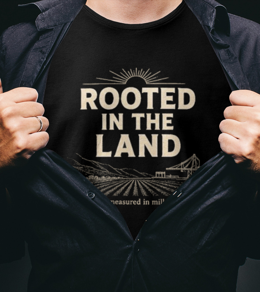 Rooted In The Land Claim Treasured In Millennia Agricultural Heritage T-Shirt