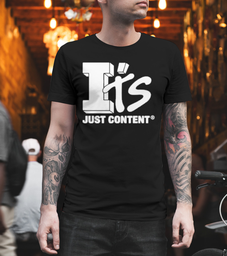 It's Just Content I Totaled Your Lambo T-Shirt