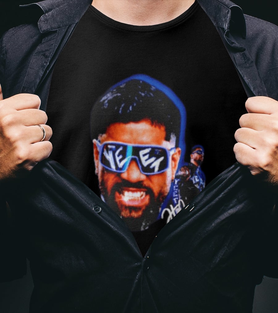 Jey Uso Yeet WWE Wrestling Bloodline Autograph Sunglasses T-Shirt