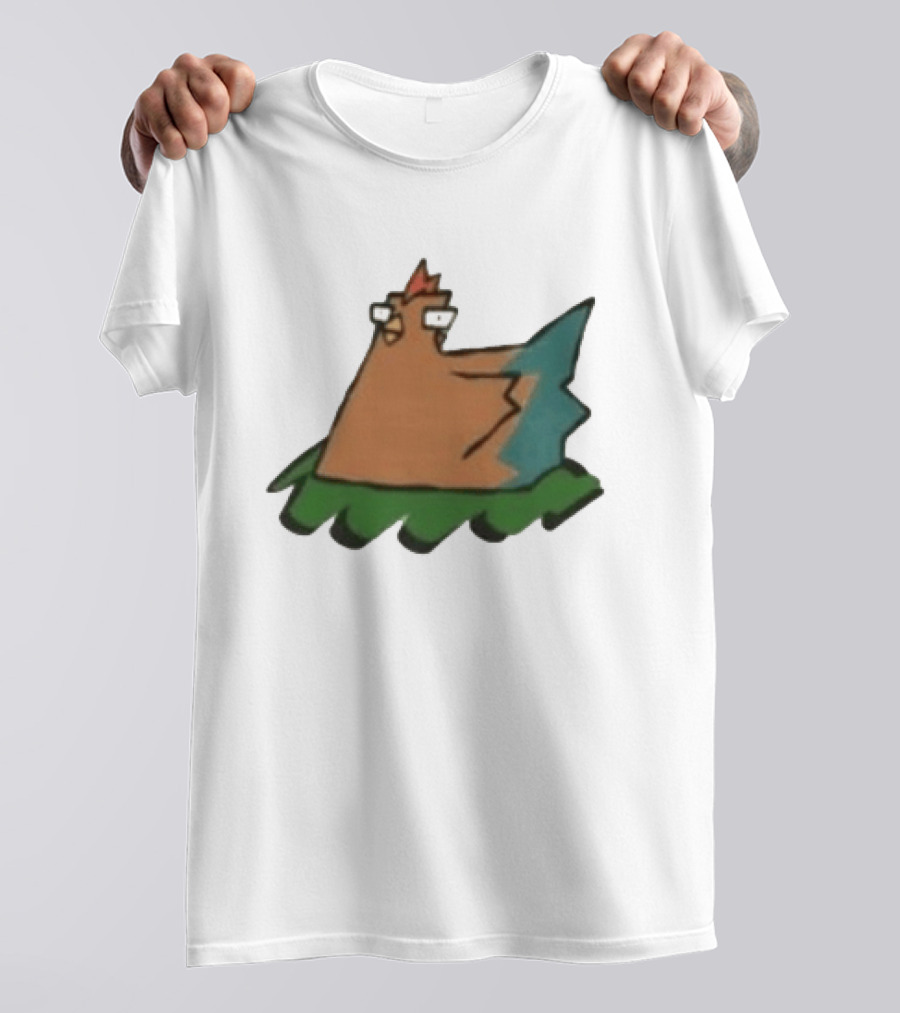 Cartoon Chicken In Nest Bird T-Shirt