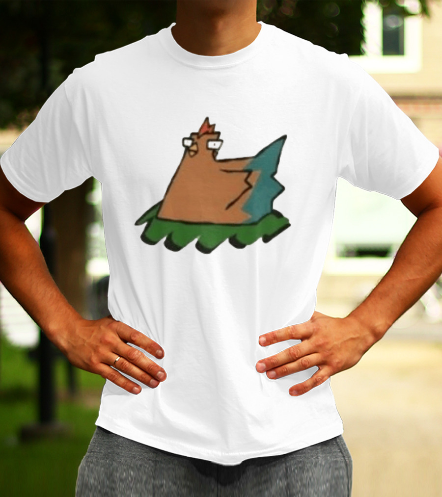 Cartoon Chicken In Nest Bird T-Shirt