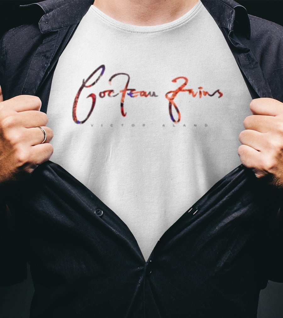Cocteau Twins Victorialand Textual Design In Vibrant Multicolor T-Shirt