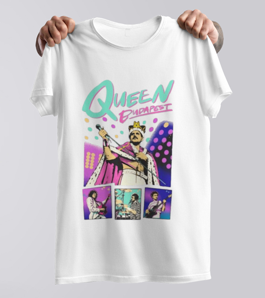 Queen Budapest Anniversary Vest 40th Pop Concert T-Shirt