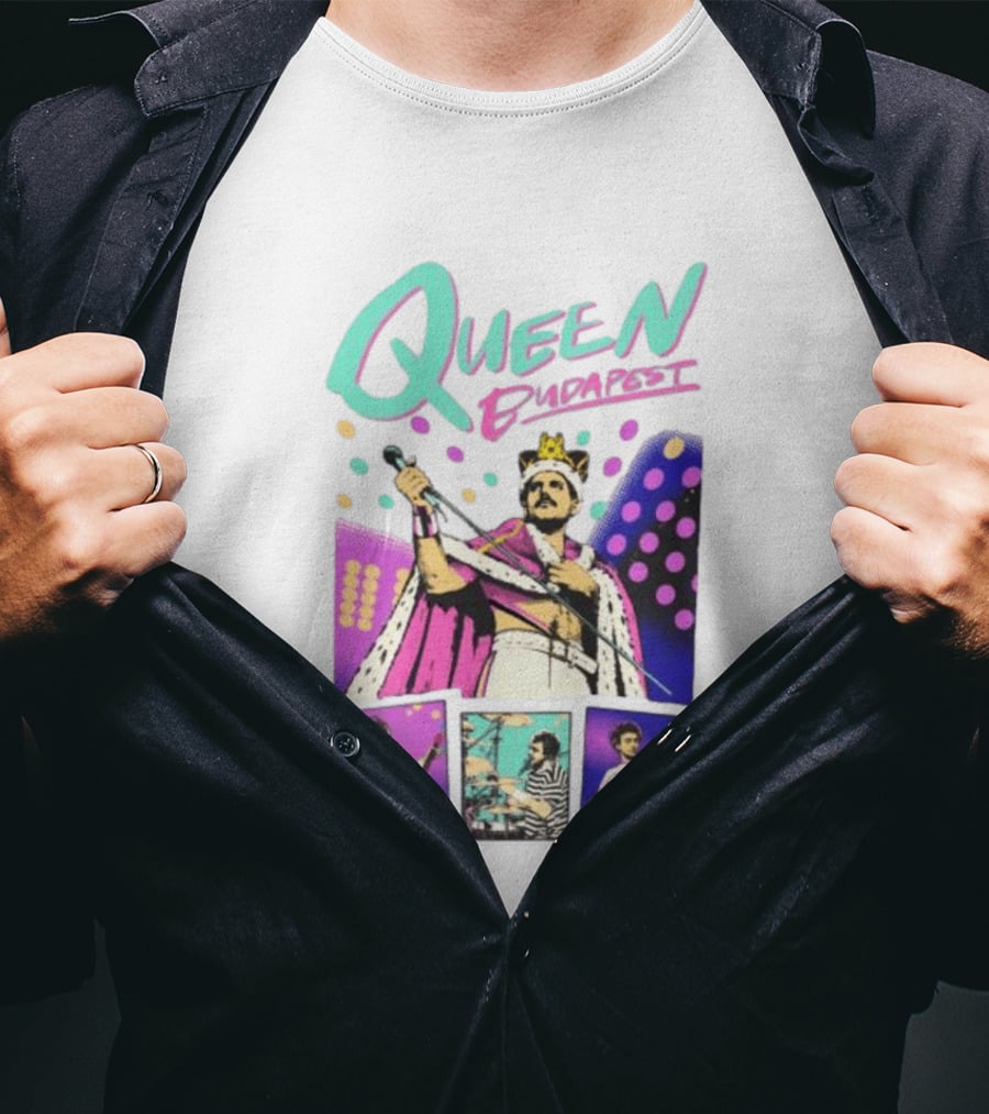 Queen Budapest Anniversary Vest 40th Pop Concert T-Shirt